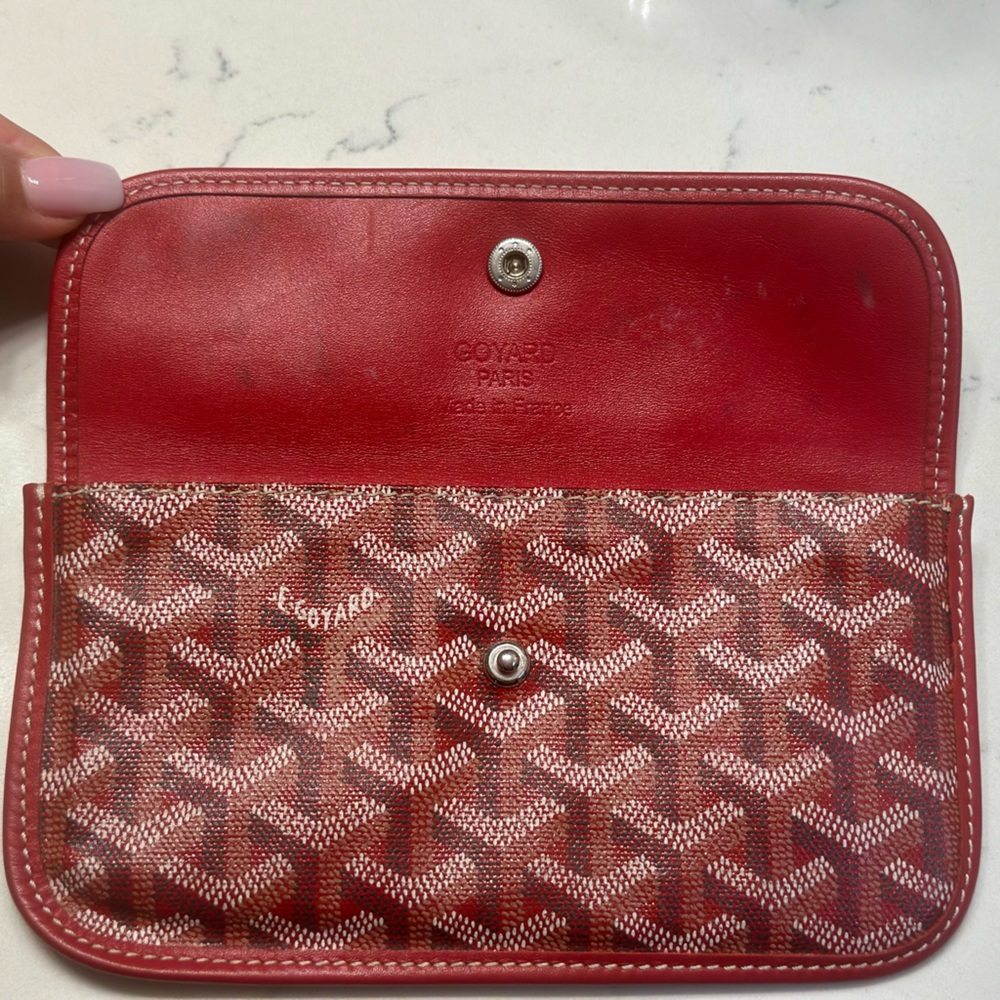 *SOLD* Red Goyard Pouch - Picture 3 of 9